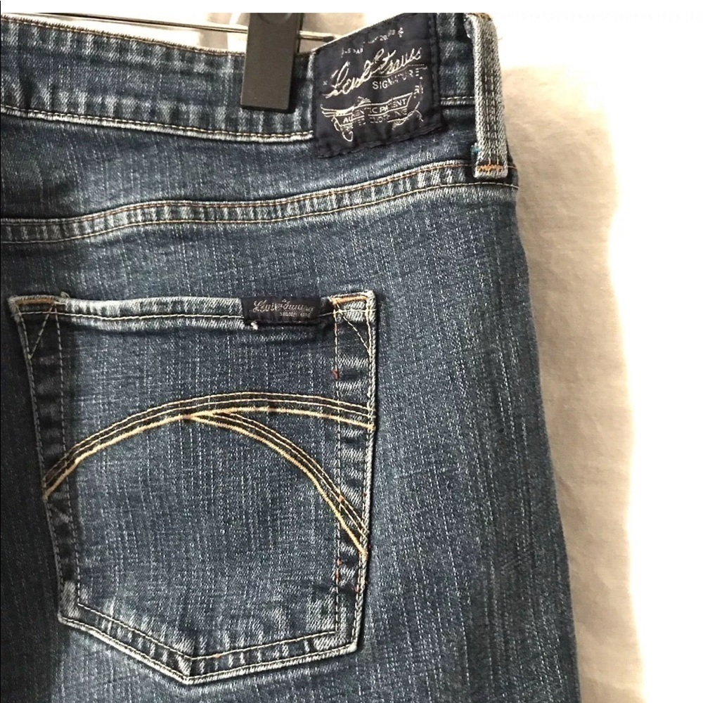 Levis Denim Distressed Jeans Plus 16 Boot 34x31 - Picture 7 of 8